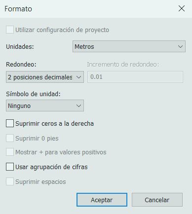 Configurar el formato de las unidades en Revit