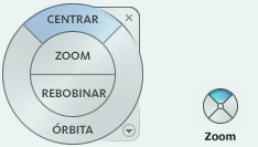 herramienta rueda de navegación revit