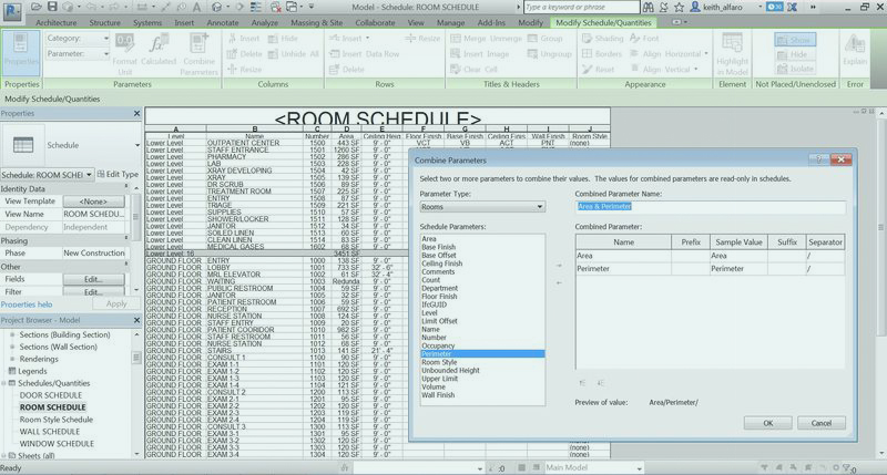 Revit 2017 incorpora nuevas herramientas para las tablas de planificacion