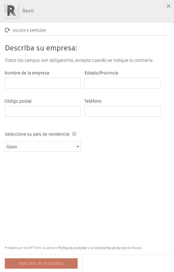 Datos de tu empresa | Espacio BIM instalar revit 2020