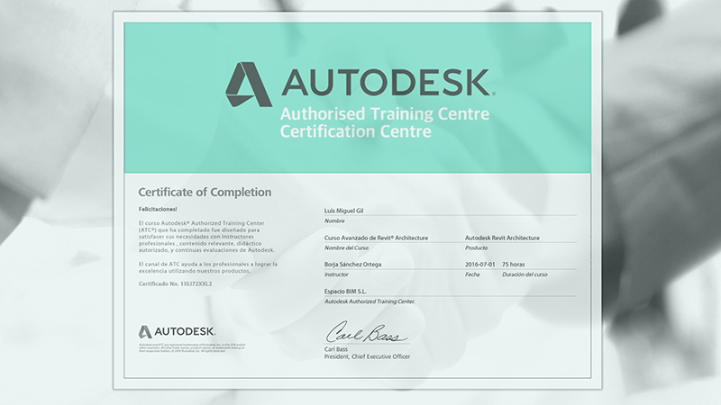 certificado autodesk
