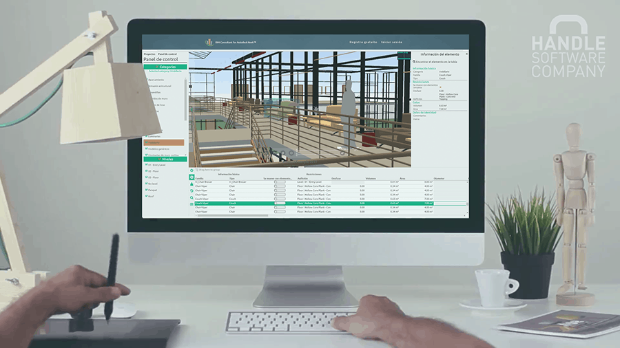 bim consultant tabla datos