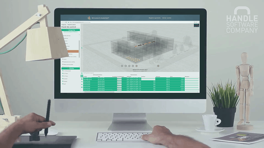 bim consultant wireframe